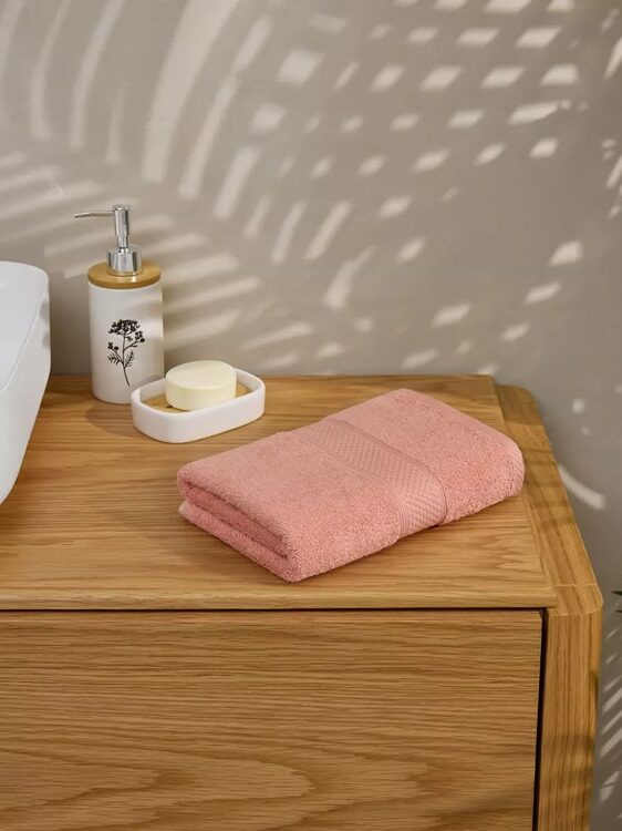 Полотенце Arya Однотонное 50X90 Miranda Soft Коралловый