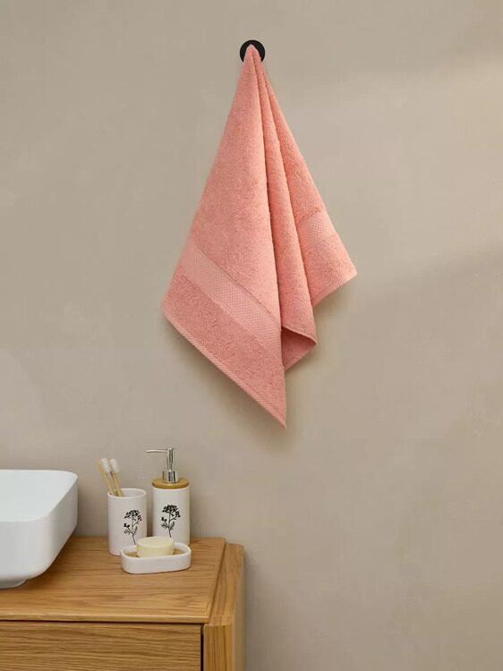 Полотенце Arya Однотонное 50X90 Miranda Soft Коралловый
