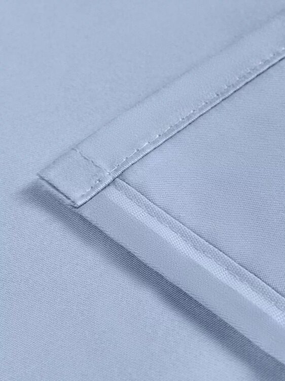 Постельное белье Arya Vip из Oднотонного Сатина 2 Сп. 200x220 Светло-синий