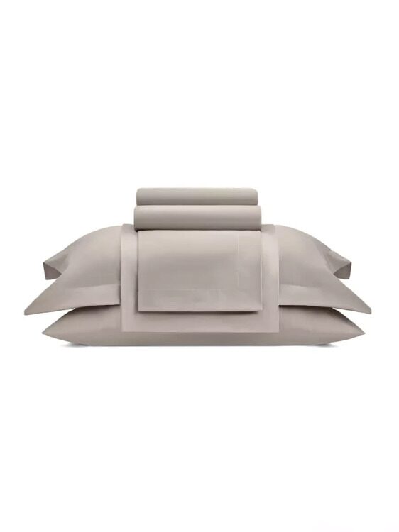 Постельное белье Arya Vip из Oднотонного Сатина 2 Сп. 200x220 Светло-серый