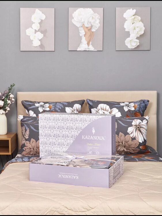 Мирабелла (графит латте) Cotton комплект "KAZANOV.A."