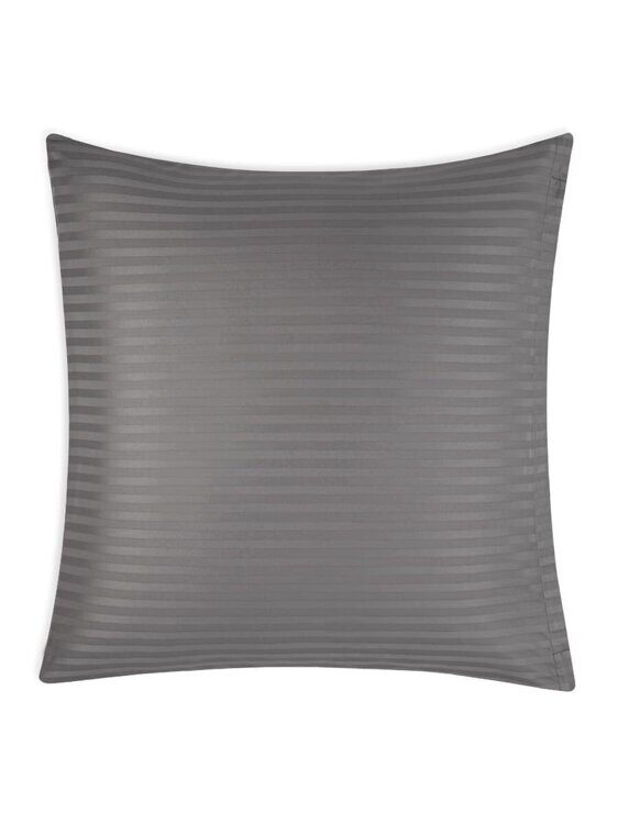 Постельное белье Arya Vip из Страйп Сатина Семейное 160x220 Серый
