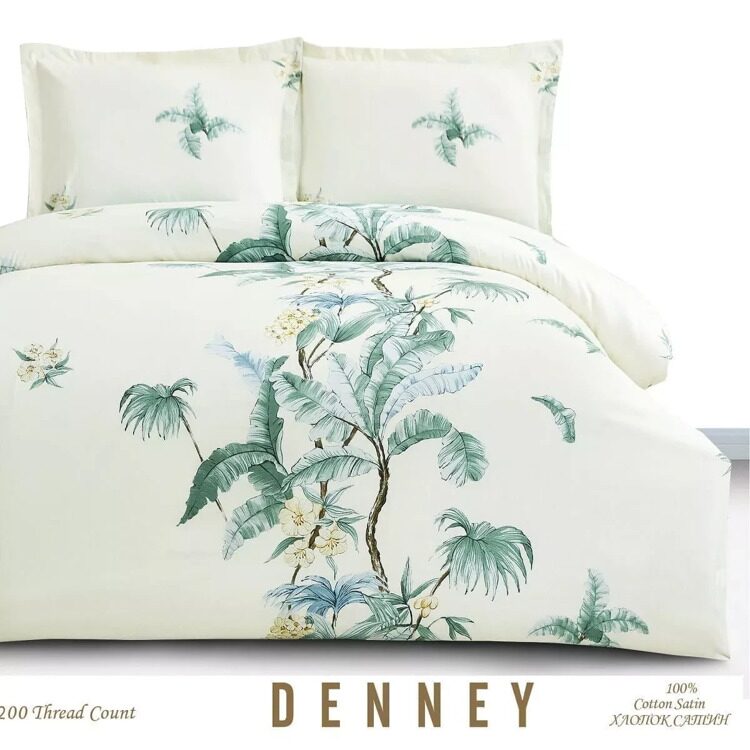 Постельное Белье Arya Simple Living Сатин 2 Сп. 200x220 Denney